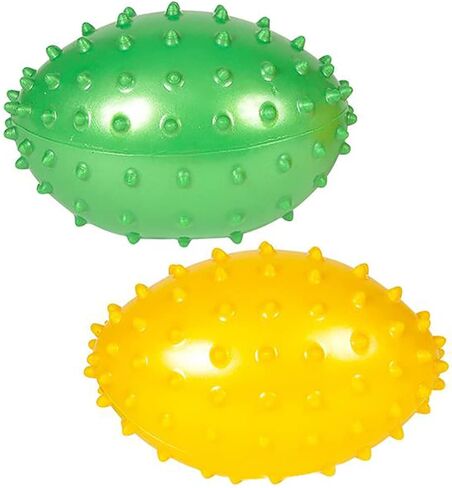 كرة قدم مضخمة ، ارتفعت للسيطرة على كرة القدم المطاطية الناعمة ، 4 بوصات ألوان متنوعة (6 عبوات) in Kuwait