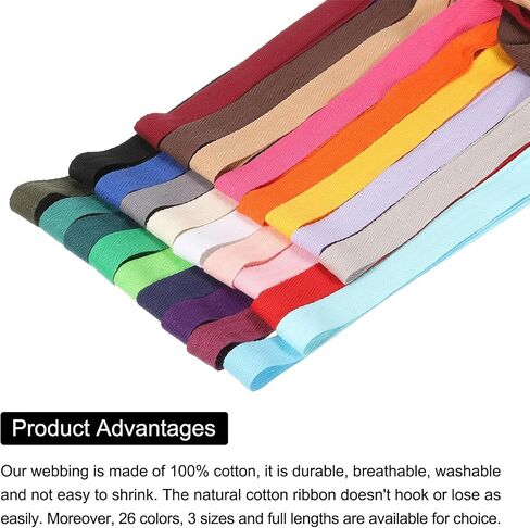 PATIKIL Cotton Twill Tape 2 Inch 10 Yards Cotton Ribbon Bias Binding Tape Herringbone Webbing Trim for Sewing Gift Wrapping Craft DIY Dark Grey in Saudi Arabia