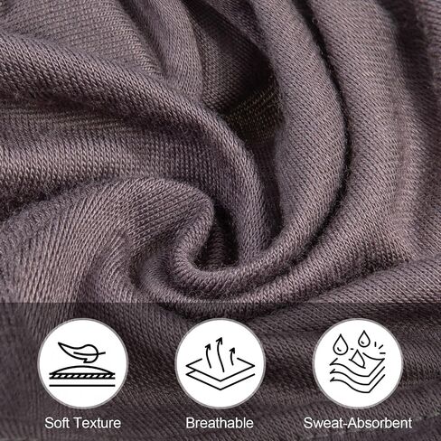 PHOGARY 2 Pcs Women Hijab Undercap, Islamic Muslim Under Hijab Cap Inner Under Scarf Hat Hijab Cap with Tie Back Closure Solid Color Underscarf Hijab Cap Turban Head Wraps for Women Chemo Sleep Cap, B in Saudi Arabia