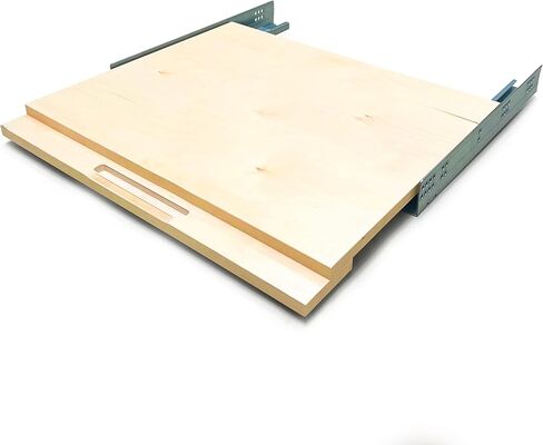 Sublime Design 19 "Wide - Printer Asso Tray - Sliet Out Relves - درج خشب البتولا البلطيق للطابعات (التصميم الحديث ، عرض 19 بوصة) in Kuwait