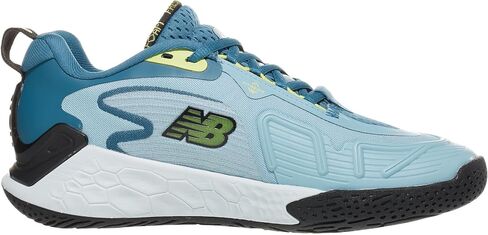 حذاء تنس نسائي من New Balance Fresh Foam X CT-Rally، أبيض/أرجواني باهت/أزرق ساحلي، 12 عرضًا in Saudi Arabia