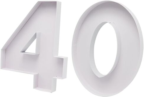 WENPACK Fillable Cardboard Letter 15"x16" Charcuterie Tray Paper Mache Sweet Cupcake Birthday Box (A) in Saudi Arabia