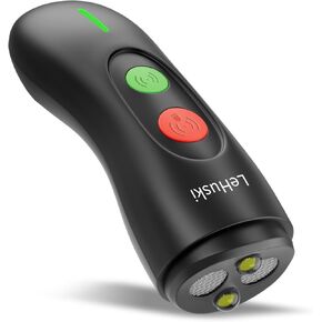 Anti Barking Device Rechargeable Ultrasonic Dog Bark Deterrent Stops Bad Behavior Up to 50 Ft Effective Control Range Safe Humane for Indoor Outdoor Use Black