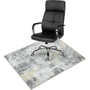 Anidaroel Ombre Desk Chair Mat for Hardwood Floor & Tile, 48"x60" Office Chair Mat for Hard Floors, Office Chair Rug for Rolling Chair, Low Pile Carpet Protector Mat for Office Chair, Easy to Roll