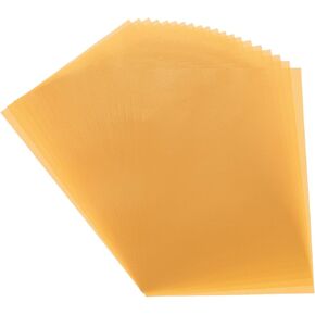 MECCANIXITY Colored Vellum Paper, 40 Sheet Orange Yellow Transparency 8.3" x 5.9" Printable Vellum Paper, Translucent Vellum Sheets for Printing Wedding Invitations Ink Jet Laser Printer