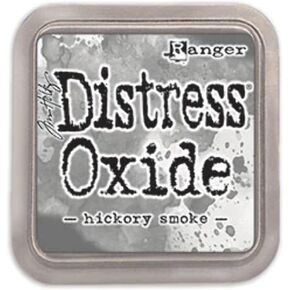 Ranger Hickory Smoke Tim Holtz Distress Oxides Ink Pad Gray 3 x 3 x 0.75