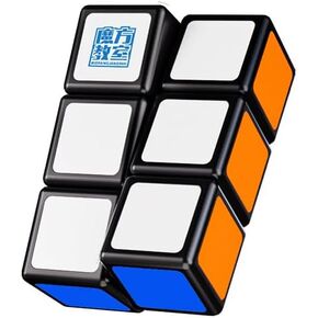 Cuberspeed 1x2x3 Floopy Cube Black 1x2x3 Speed Cube Puzzle Edge 3x2x1 Cube for Beginners Single Layer Puzzle Educational Brain Teaser Travel Toy