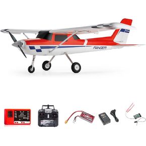 FMS RC Planes للمبتدئين 1220 مم REVER REFLEX V3 Red Remote Control Airplane Airplanes RC للبالغين RTF (تشمل التحكم ، البطارية ، الشاحن ،)