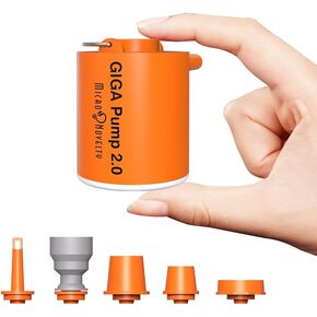 Electric Portable Air Pump, Ultra-Light 2.8oz Rechargeable Mini Air Pump for Camping Gear, Sleeping Pad, Inflatables, Air Mattress, Pool Toys – Mini Inflator/Deflator