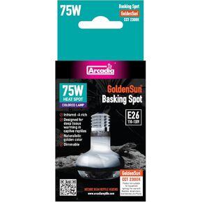 Arcadia Golden Sun 75W Basking Spot Lamp