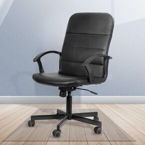 Clear Chair Mat for Hardwood Floor， Non-Slip PVC Floor Protector for Office Chair Mat 36in x 48in