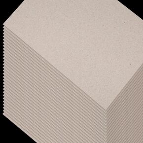 20 Pcs Book Board, 80 Pt 0.086'' Thick Binders Board Chipboard Designer Bookboard Heavy Duty Chipboard Sheets Bookbinding Supplies for Book Binding Materials Cover