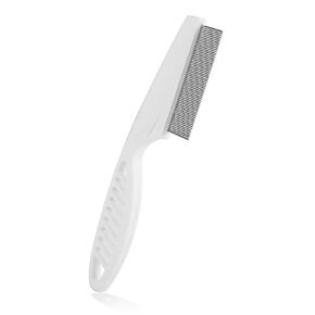 EKIND White Flea Comb for Dogs, Flea and Tick Comb for Dogs and Cats, Single Sided Fine Hair Needle Comb, Fine Tooth Comb for Cleaning Fleas and Ticks