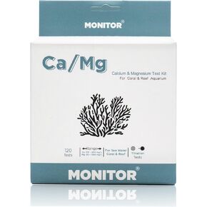 Monitor Calcium/Magnesium Test KIT for Coral & Reef (120 Tests)