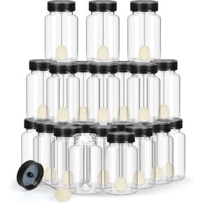 Bonerwhite Clear Bottle Wool Daubers مع Ball Brush 120ml/ 4oz Applicator Bottle Wool Daubers for Dye Dye Tool مع أدوات DAB المعدنية لمشاريع الفنون والحرف اليدوية (24 PCS)