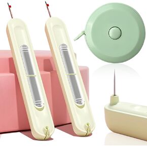 2 في 1 إبرة Threader Seam Ripper 2-in-1 Threader و Seam Ripper Tool 2 في 1 Needle Threader Seam Ripper 2024 Needle Threader Seam Ripper Supplies (Green)