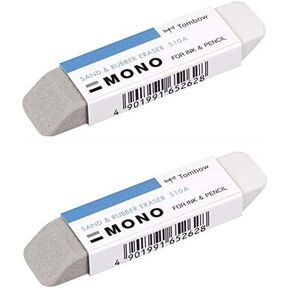 Tombow Mono Sand And Rubber Eraser pack of 2
