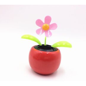 Pink Car Happy Dancing Solar Flower Solar Power Kits