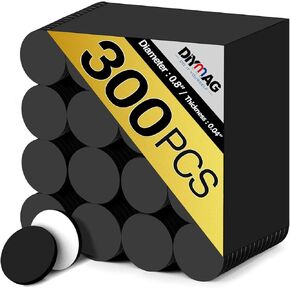 DIYMAG Magnets with Adhesive Backing, 300Pcs 0.8 x 0.04inch Round Small Magnetic Dots Stickers for Classroom Crafts Strong Magnetic Tape Sheets Easy Peel and Stick for Whiteboard Fridge