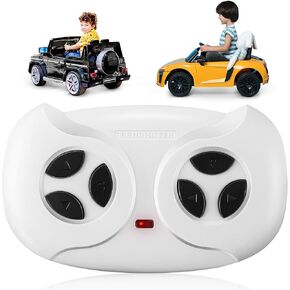 Saillong 2.4G Remote Control for Kids Electric Car, White Remote Control for 12V Electric Ride On Car/Truck/Toddler Cars, Parental Remote Control Compatible with JR1603, JR1602FCC, HY2012