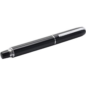 LACHIEVA LUX Classic Piano Lacquering Metal Rollerball Pen with Germany Schneider Refill Nice Gift Box Pack (Black)