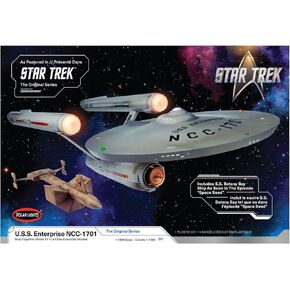 AMT - Star Trek: The Original Series U.S.S. Enterprise NCC-1701, 1:1000 Scale, Skill Level 2