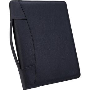 Case it The Supreme PADFOLIO Case-it Zippered Business Meeting Padfolio Tablet Case| Professional Portfolio with Letter Size Writing Pad - PAD -62-NVY