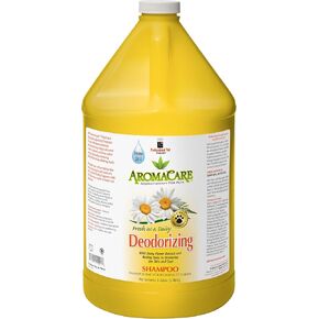 PPP AromaCare Deodorizing Daisy Shampoo - Deodorize and Revitalize Dog's Coat with Natural Daisy Extract - Fresh-Cut Daisy Scent - 1 Gallon