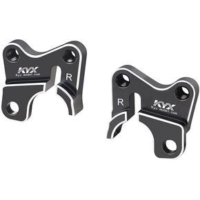 KYX Racing Aluminum Rear Shock Mounts for 1/18 RC Crawler Car Traxxax TRX4M