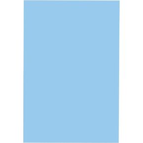 School Smart Folding Bristol Board, 9 x 12 Inches, Blue, Pack of 100