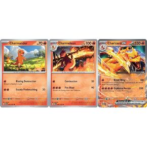 Charizard ex 066/165 - Pokemon 151 - Double Rare - Evolution 3 Card Set - Charmander Charmeleon