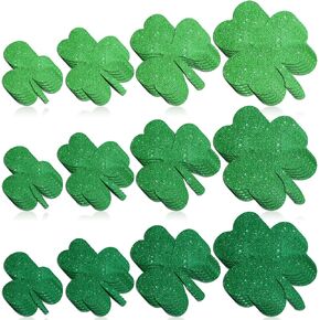 junkin 60 pcs st. patrick day clastouts bulletin border decoration Shamrock Gold Hat Beer Beer Beer Mug Irish elf shoitouts for St.