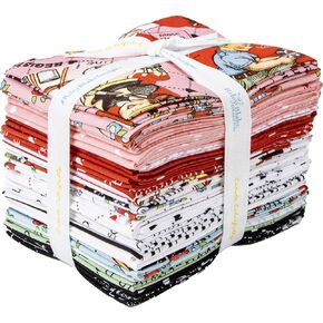 J Wecker Frisch Take Heart 25 Fat Quarters Riley Blake Designs FQ-15380-25