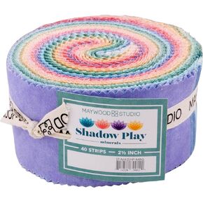 Shadow Play Minerals Strips 40 2.5-inch Strips Jelly Roll Maywood Studio