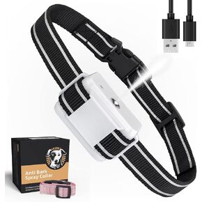 Citronella Bark Collar, Auto Citronella Dog Bark Collar Spray Anti Dog Bark Collars with 2 Adjustable Spray Level, Citronella Dog Barking Training Collar No Shock Safty for Dogs