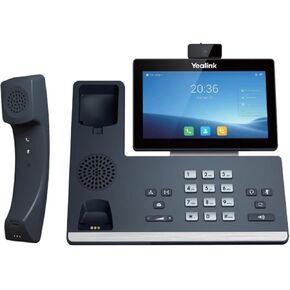 Yealink T58W Pro IP Phone - Corded/Cordless - Corded/Cordless - Wi-Fi, DECT, Bluetooth - Desktop, Wall Mountable - Classic Gray