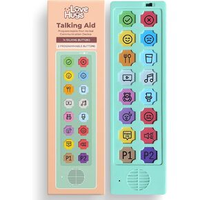 AAC Device for Autism & Speech Therapy. Non Verbal Communication Tools for Kids & Adults. Programmable AAC Communication Device. Alternative to Autism Communication Cards & PECS Cards for Autism