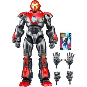 Marvel Legends Series Ultimate Iron Man, Comics-Inspired Collectible 6-Inch Scale Action Figure with Character-Sized Comic Accessory
