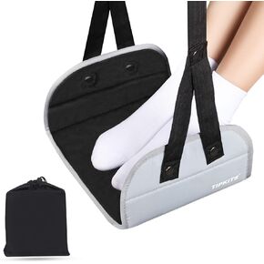 Airplane Footrest with Comfortable No Clashing Base, Portable Travel Foot Rest Made with Premium Memory Foam, Airplane Travel Accessories to Reduce Swelling and Soreness, Gifts for Travelers