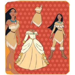 Loungefly Disney Pocahontas Paper Doll Magnetic Pin Set