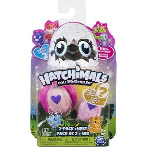 HATCHIMALS 6041329 "Colleggtibles 2 Pack + Nest - Season 2"