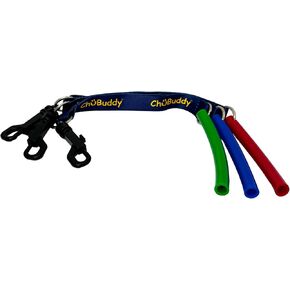 Chubuddy Strong Tubes 3 Pack, Blue, Green & Red - Clip-on- Sensory Chewable Toy for Ages 3+ | Autism, ADHD, Oral Sensory, Special Needs