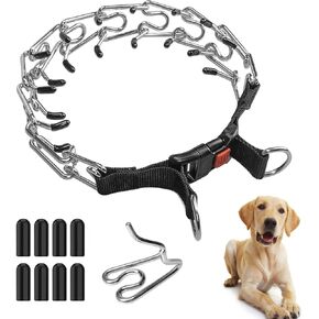 Adjustable No Pull Dog Traning Collar with Buckle for Small Medium Large Dogs
