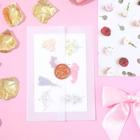 Prasacco 120 pcs jukets vellum for 5 × 7 دعوات ، ورقة صياغة الورق فيلوم الورق الورق الورق الشفافة ورقة تتبع أبيض لرسم دعوات عيد ميلاد دعوات الزفاف in Kuwait