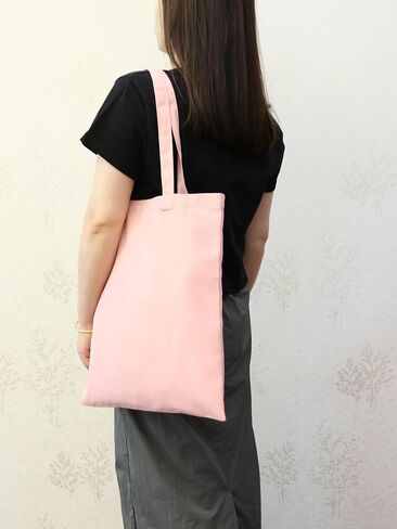 Canvas Tote Bag Women Reusable Grocery Cotton Bags Gift Shopping Blank Bulk Bag for DIY in Saudi Arabia