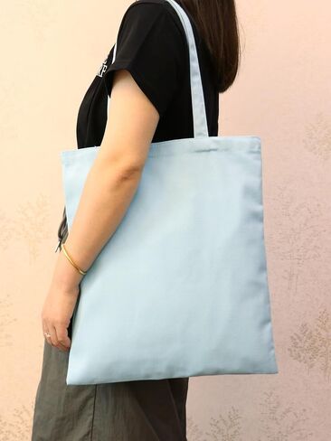 Canvas Tote Bag Women Reusable Grocery Cotton Bags Gift Shopping Blank Bulk Bag for DIY in Saudi Arabia