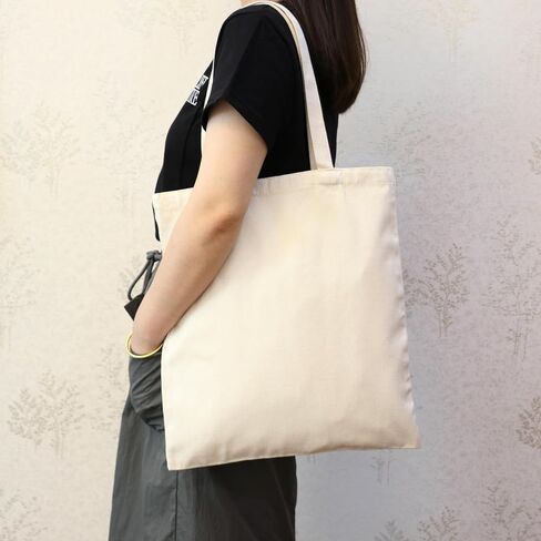 Canvas Tote Bag Women Reusable Grocery Cotton Bags Gift Shopping Blank Bulk Bag for DIY in Saudi Arabia