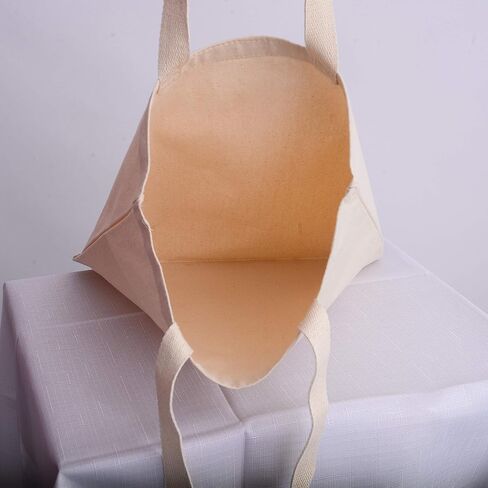 أكياس حمل متين القماش بالجملة مع Gusset السفلي 15 "W x 16" H x 3 "G فارغات رائعة لتطريز طباعة الطلاء DIY in Kuwait