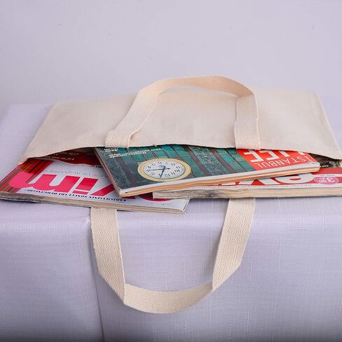 أكياس حمل متين القماش بالجملة مع Gusset السفلي 15 "W x 16" H x 3 "G فارغات رائعة لتطريز طباعة الطلاء DIY in Kuwait