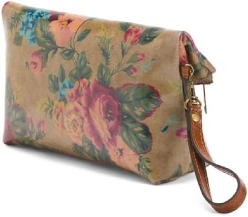 Patricia Nash Valerie Leather Foldover Clutch Wristlet, Watercolor in Saudi Arabia